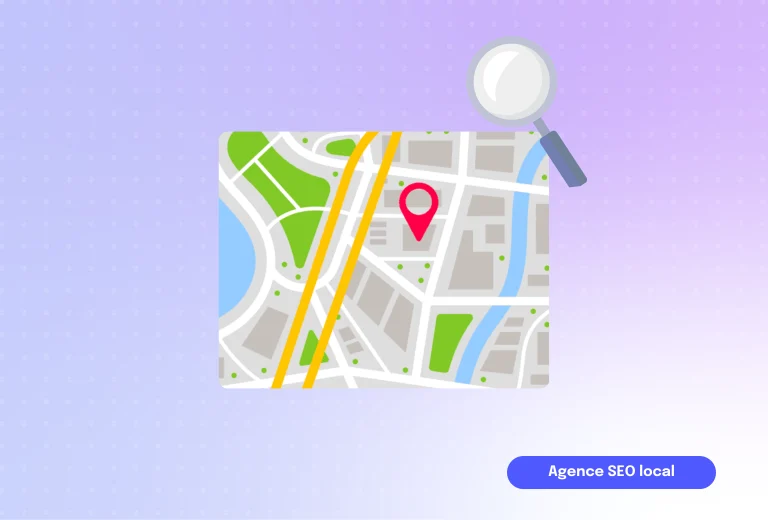 Agence SEO local : carte Google Maps avec épingle de localisation pour améliorer le référencement local
